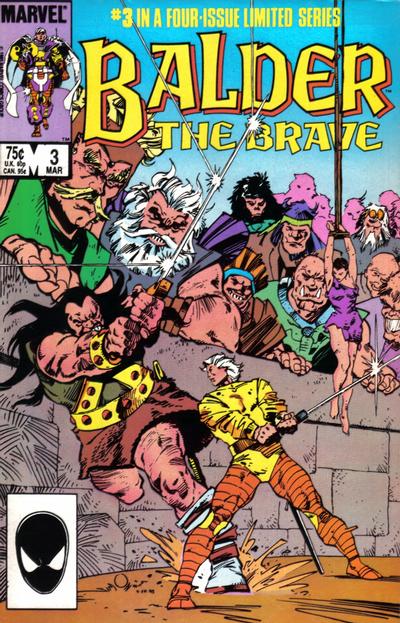 Cover for Balder the Brave (Marvel, 1985 series) #3 [Direct]