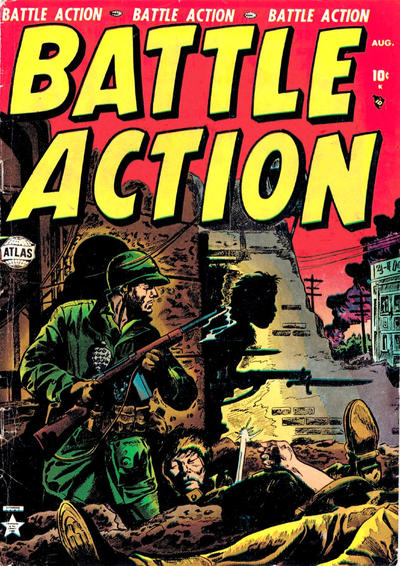 Cover for Battle Action (Marvel, 1952 series) #4
