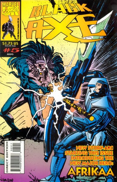 Cover for Black Axe (Marvel, 1993 series) #5
