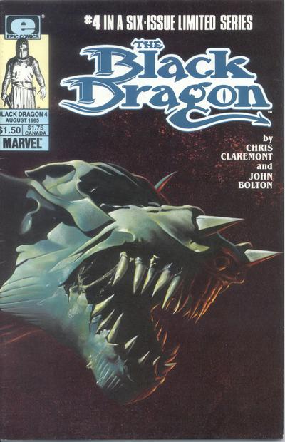 Cover for The Black Dragon (Marvel, 1985 series) #4
