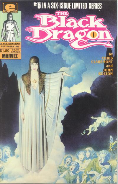 Cover for The Black Dragon (Marvel, 1985 series) #5