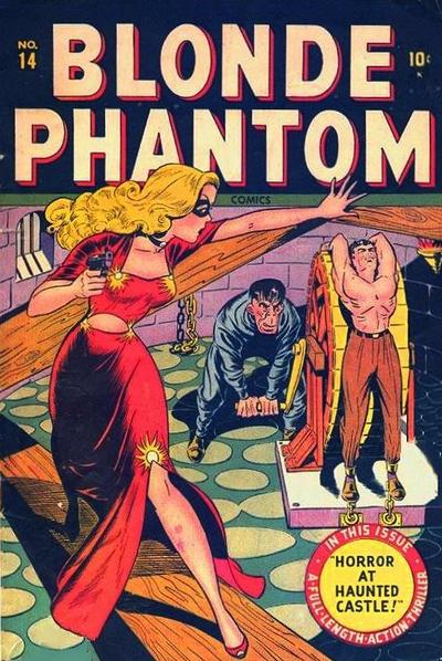 Cover for Blonde Phantom Comics (Marvel, 1946 series) #14