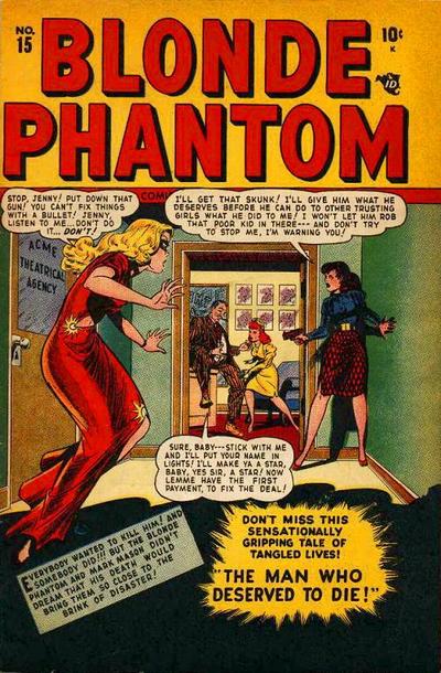 Cover for Blonde Phantom Comics (Marvel, 1946 series) #15