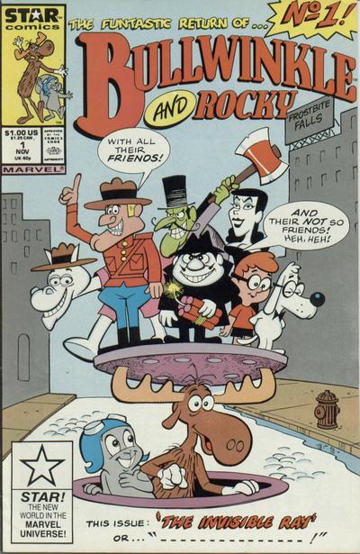 Cover for Bullwinkle and Rocky (Marvel, 1987 series) #1 [Direct]