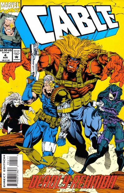 Cover for Cable (Marvel, 1993 series) #4 [Direct Edition]