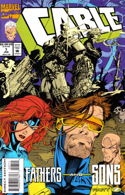 Cover for Cable (Marvel, 1993 series) #7 [Direct Edition]