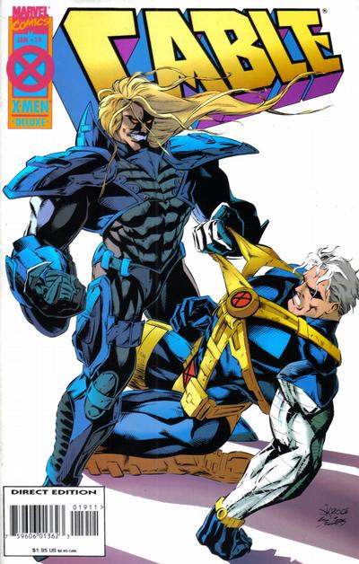 Cover for Cable (Marvel, 1993 series) #19 [Deluxe Direct Edition]