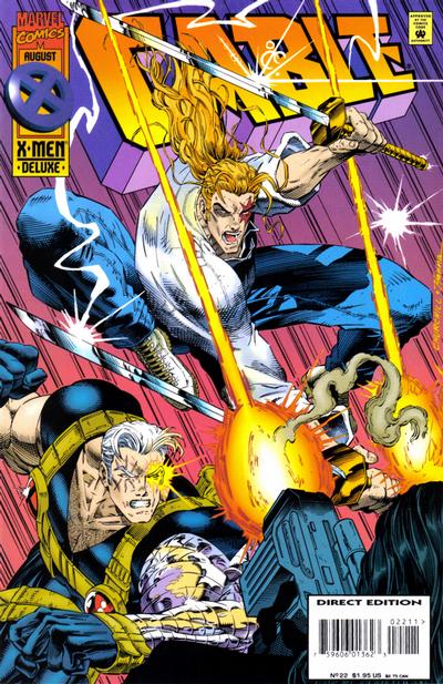 Cover for Cable (Marvel, 1993 series) #22 [Deluxe Direct Edition]