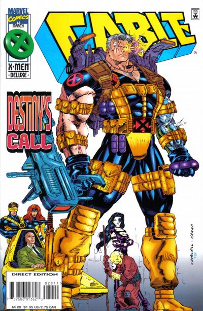 Cover for Cable (Marvel, 1993 series) #29 [Direct Edition]