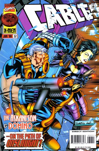 Cover for Cable (Marvel, 1993 series) #32 [Direct Edition]
