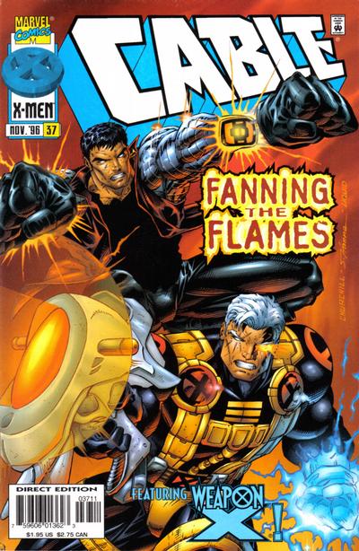 Cover for Cable (Marvel, 1993 series) #37 [Direct Edition]