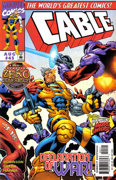 Cover for Cable (Marvel, 1993 series) #45 [Direct Edition]