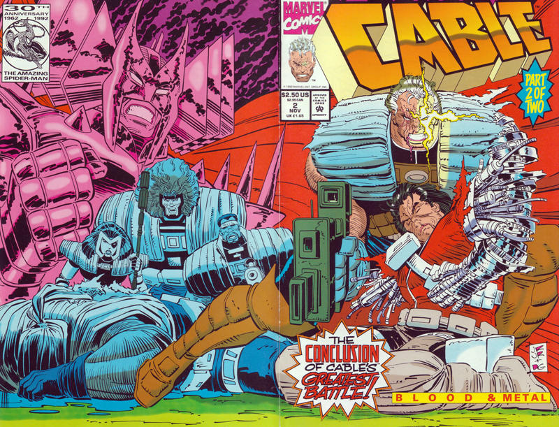 Cover for Cable - Blood and Metal (Marvel, 1992 series) #2 [Direct]