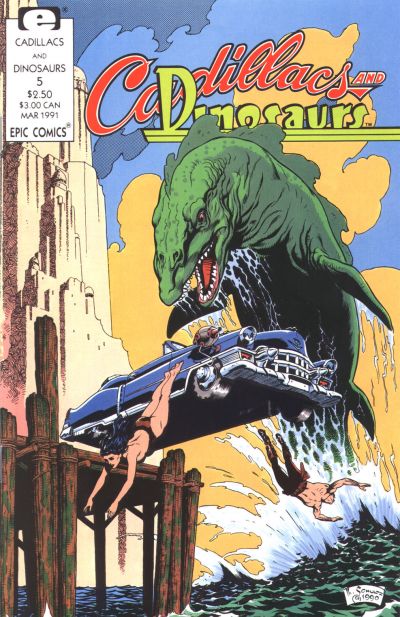 Cover for Cadillacs and Dinosaurs (Marvel, 1990 series) #5