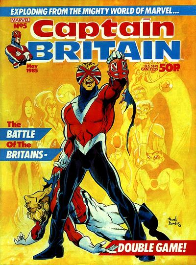 Cover for Captain Britain (Marvel UK, 1985 series) #5