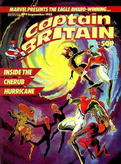 Cover for Captain Britain (Marvel UK, 1985 series) #9