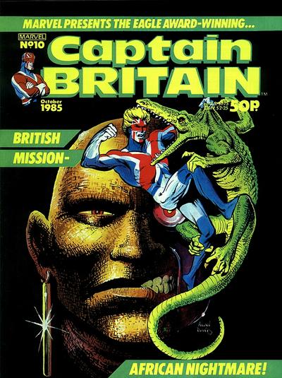 Cover for Captain Britain (Marvel UK, 1985 series) #10