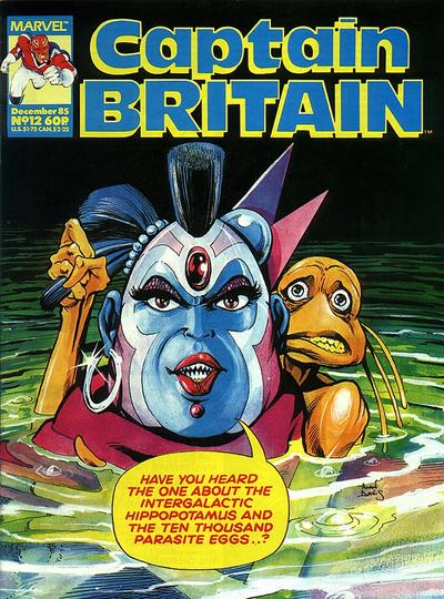 Cover for Captain Britain (Marvel UK, 1985 series) #12