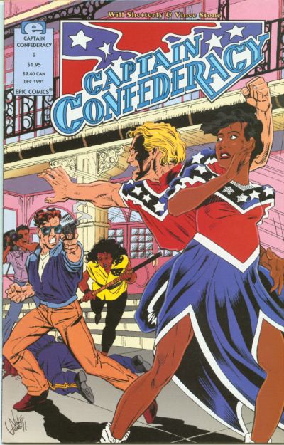 Cover for Captain Confederacy (Marvel, 1991 series) #2