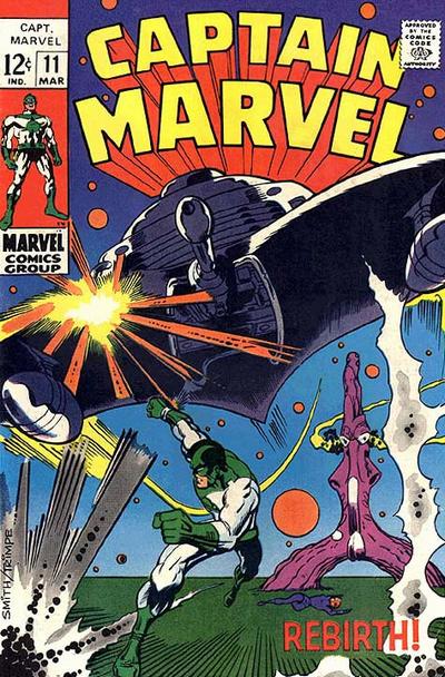 Cover for Captain Marvel (Marvel, 1968 series) #11