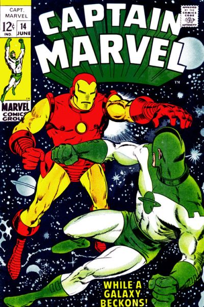 Cover for Captain Marvel (Marvel, 1968 series) #14