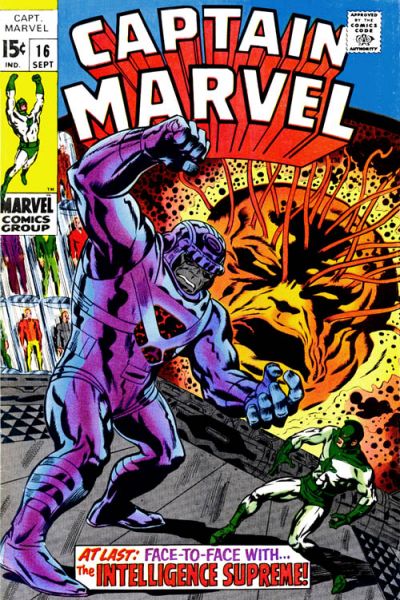 Cover for Captain Marvel (Marvel, 1968 series) #16