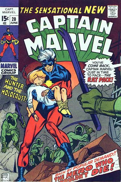 Cover for Captain Marvel (Marvel, 1968 series) #20