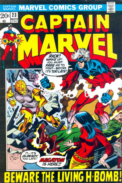Cover for Captain Marvel (Marvel, 1968 series) #23