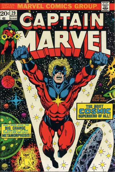 Cover for Captain Marvel (Marvel, 1968 series) #29