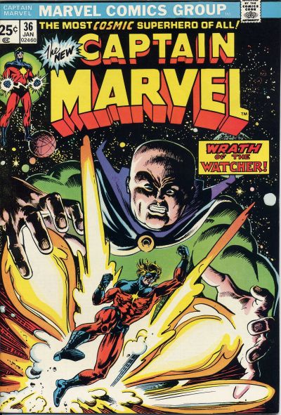 Cover for Captain Marvel (Marvel, 1968 series) #36