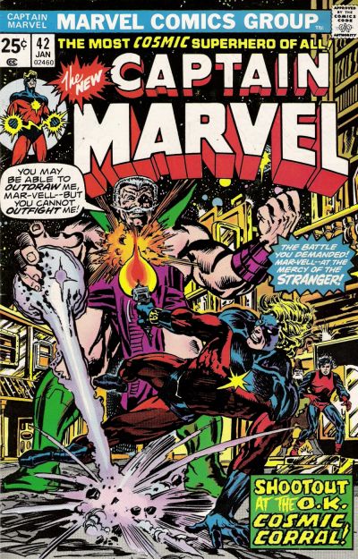 Cover for Captain Marvel (Marvel, 1968 series) #42 [Regular Edition]