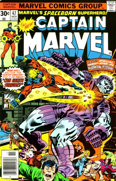 Cover for Captain Marvel (Marvel, 1968 series) #47 [Regular Edition]