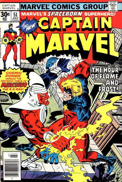 Cover for Captain Marvel (Marvel, 1968 series) #51 [30¢]