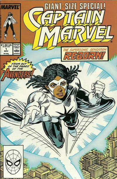 Cover for Captain Marvel (Marvel, 1989 series) #1 [Direct]