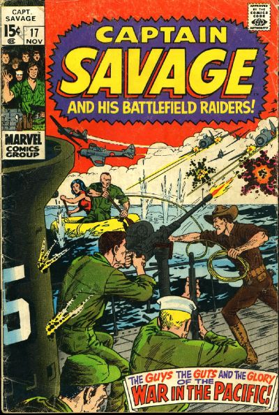Cover for Capt. Savage and His Leatherneck Raiders (Marvel, 1968 series) #17