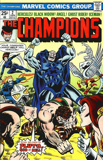 Cover for The Champions (Marvel, 1975 series) #2 [Regular Edition]