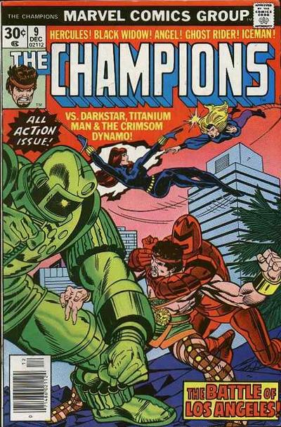 Cover for The Champions (Marvel, 1975 series) #9 [Regular Edition]
