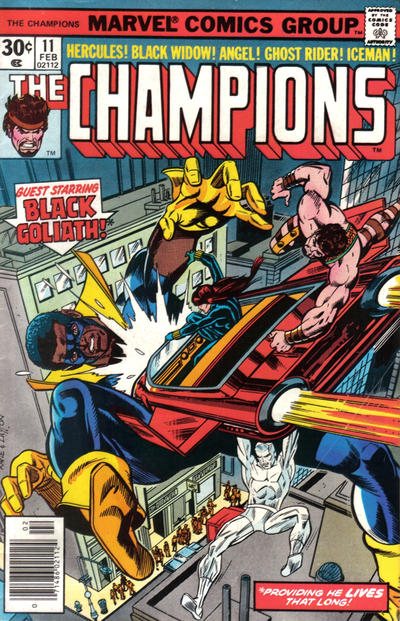Cover for The Champions (Marvel, 1975 series) #11 [Regular Edition]