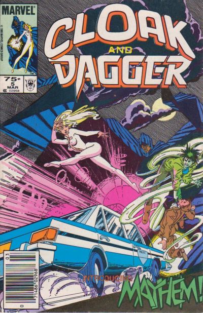 Cover for Cloak and Dagger (Marvel, 1985 series) #5 [Newsstand]
