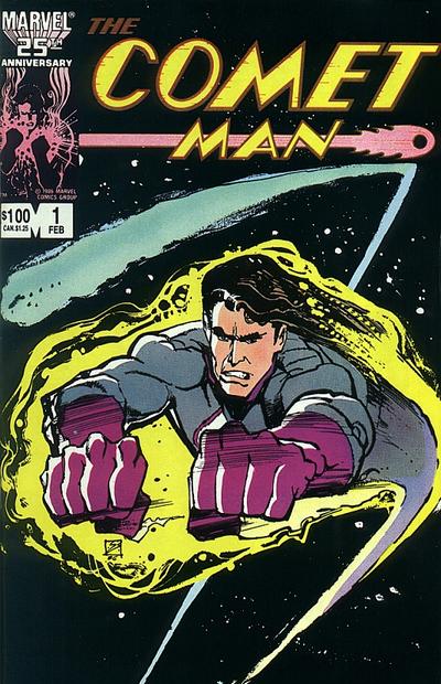 Cover for Comet Man (Marvel, 1987 series) #1
