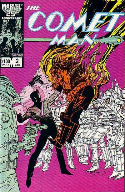 Cover for Comet Man (Marvel, 1987 series) #2