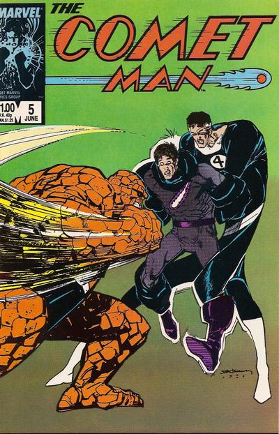 Cover for Comet Man (Marvel, 1987 series) #5