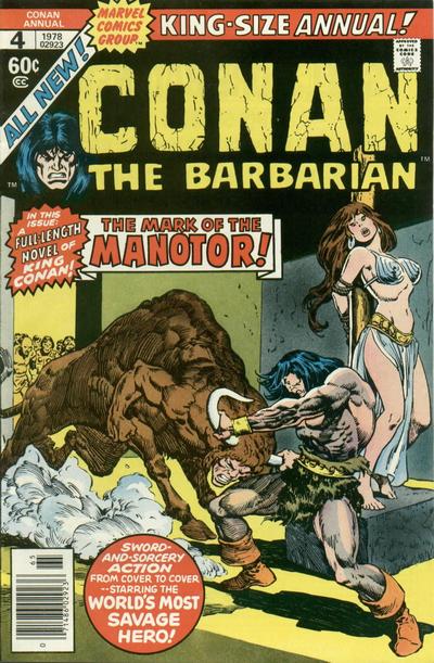 Cover for Conan Annual (Marvel, 1973 series) #4