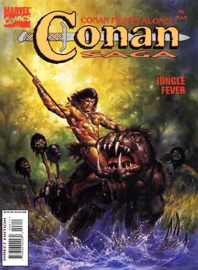 Cover for Conan Saga (Marvel, 1987 series) #96