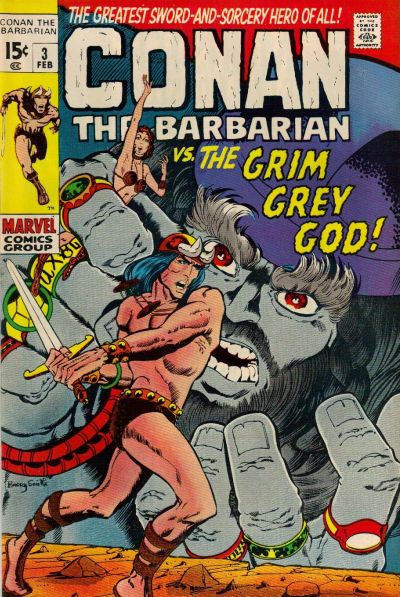 Cover for Conan the Barbarian (Marvel, 1970 series) #3