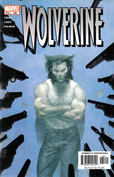 Cover for Wolverine (Marvel, 1988 series) #182 [Direct Edition]