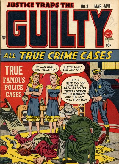 Cover for Justice Traps the Guilty (Prize, 1947 series) #v1#3 (3)