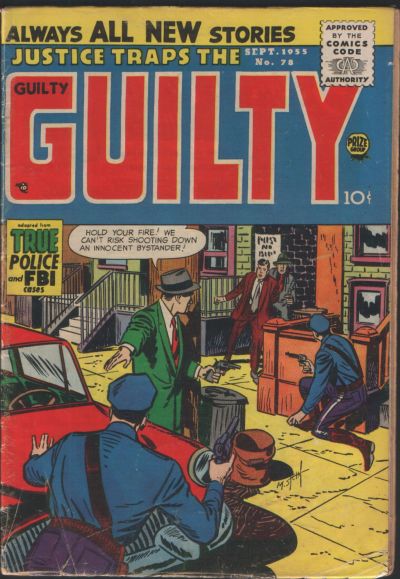 Cover for Justice Traps the Guilty (Prize, 1947 series) #v8#12 (78)