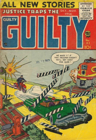 Cover for Justice Traps the Guilty (Prize, 1947 series) #v9#5 (83)