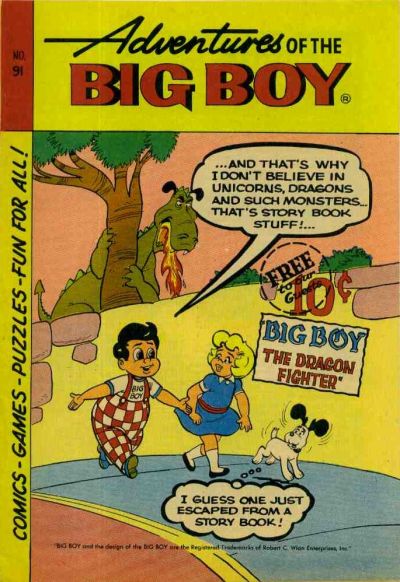 Cover for Adventures of the Big Boy (Webs Adventure Corporation, 1957 series) #91 [West]